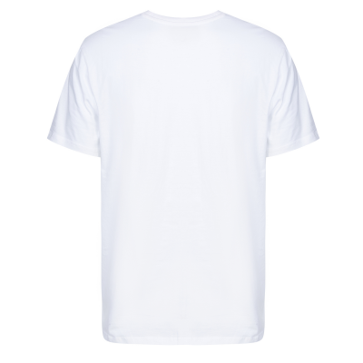 Футболка с принтом "100 лет Калашникову"; белая; размер М (ОТК001443)