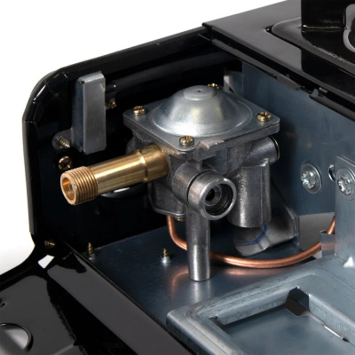 Плита газовая настольная "СЛЕДОПЫТ - Black" с переходником (PF-GST-N10)