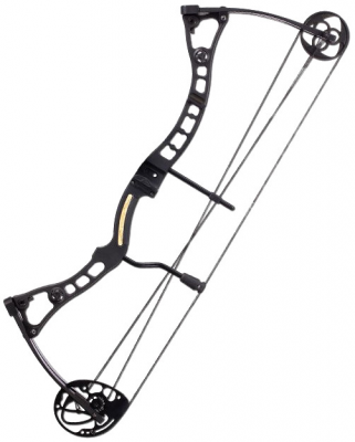 Лук блочный Interloper "Зверь" цвет черный (усилие 15-27 кг, 98 м/с, сброс 80%, вес 1,8 кг)