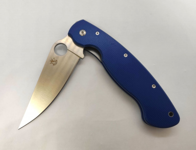 Нож складной Steel Claw "Боец-3" сталь D2, рукоять G10, замок Liner-Lock, цвет синий