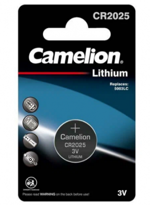 Батарейка литиевая CAMELION CR2025 3V