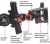 Прицел для блочного лука SPG-2pin (2 вертикальных пина, бесключевая настройка, адаптер для скопа, демпфер)
