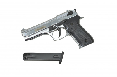 Пистолет сигнальный B92-S KURS (Beretta M92) кал.5,5 мм под патрон 10ТК, цвет хром