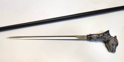 Трость с клинком "Ульф" длина 95 см, клинок без заточки 30 см (xxs02)