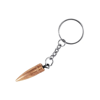 Брелок Б8 на цепочке макет пули к.7,62*54