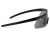 Очки стрелковые ShotTime Caracal, защитные, чёрные, линза серая (GST-035-BLK-G)