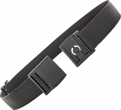 Ремень брючный, 40 мм черный (магнитная пряжка) (р.44-54 эластичный) 125 см (3086)