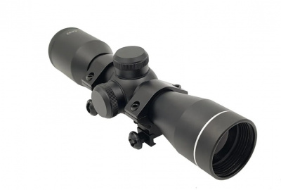 Прицел оптический для арбалета Centershot 4x32 на пл.Weaver (арбалетная сетка на 5 точек)