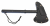 Топор - томагавк Steel Claw Una-01 ст.420, длина 39 см, клевец 7 см, чехол