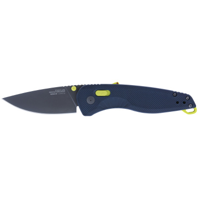 Нож складной полуавтоматический SOG Aegis Mk3 Indigo-Acid 11-41-03-41 сталь D2, рукоять GRN, замок AT-XR Lock