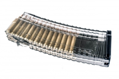 Магазин Pufgun для Сайга-223, кал.5,56х45, 30-ти местный, прозрачный (Mag Sg223-30/Tr)