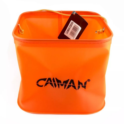 Ведро складное квадратное Caiman EVA (объём 10 л, диаметр 24 см)