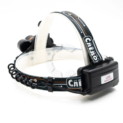 Фонарь налобный Сибирский Следопыт "Смит" 3 LED Белый свет до 250 метров, аккумулятор 2х18650 Li-Ion (PF-PFL-HL29)