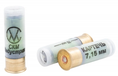 Патрон 12/70 СКМ картечь 7,15 мм 32 г