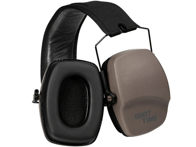Наушники противошумные ShotTime 16 стрелковые, NRR 25dB /SNR 31dB, Tan, 215 г EST-P-16T