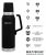 Термос STANLEY Master 1.3L. Чёрный (40ч. - тепло, 35ч. - холод, 160ч. - лёд) (10-02659-015)