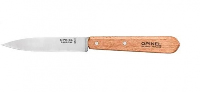 Нож кухонный Opinel Les Essentiels №102  клинок 10 см, углеродистая сталь XC90, рукоять бук (001222)