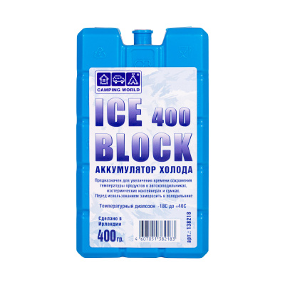 Аккумулятор холода гелевый Camping World Iceblock 400 гр.
