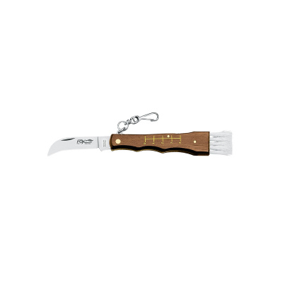 Нож грибника складной Fox F405 OL Mushrooms Knife сталь 420C, рукоять Олива, замок Slip Joint, клинок Satin