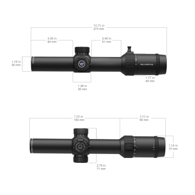 Прицел оптический Vector Optics Forester 1-8x24 SFP (SCOC-38)