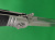 Нож складной REPTILIAN "НКВД-03-2" сталь D2, рукоять Carbon Fiber, долы, флиппер, упор, Satin/Stonewash