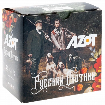 Патрон 12/70 №1 32 г б/к  Русский охотник  Азот