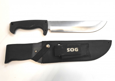 Мачете SOG F15-N Jungle Canopy сталь 8Cr13MoV, рукоять Кратон, длина клинка 24 см