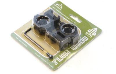 Кольца Leapers UTG AccuShot 25,4 мм на Weaver  средние h-14 mm (RGWM-25М4)