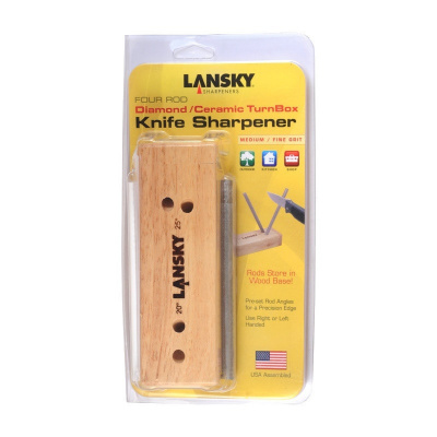 Мусатная точильная система LANSKY ROD TB-2D2C 2 керамических стержня Fine 1000 Grit, 2 алмазных стрежня Medium 600 Grit
