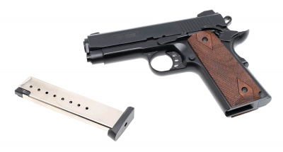 Пистолет сигнальный К 1911 KURS Compact (Colt 1911) кал.5,5 мм под патрон 10ТК, цв.чёрный
