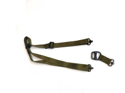 Ремень 2-ух точечный оружейный с антабкой SLS цвет Олива
