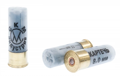 Патрон 12/70 СКМ картечь 8,0мм  35 г импорт порох