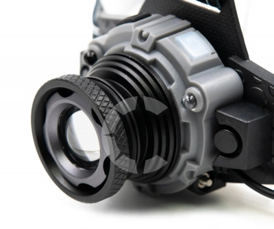 Фонарь налобный Сибирский Следопыт "Вольт-М'' 1 LED до 55 метров, аккумулятор 220В (1x18650Li-Ion) (PF-PFL-HL51)