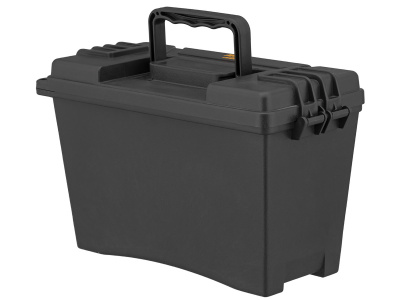 Ящик ShotTime для патронов средний, полипропилен, водозащищённый, чёрный (калибр 12 на 4 пачки)