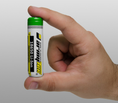 Аккумулятор для фонаря Armytek 18650 Li-lon 3200mAh - защищённый (A00204)