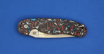 Нож складной Steel Claw "Rat01m" сталь M390, рукоять Carbon, замок Liner Lock