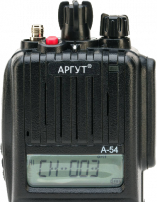 Портативная радиостанция Аргут А-54 безлицензионный диапазон (400-480 MHz-UHF) (LPD+PMR), 2300 mAh