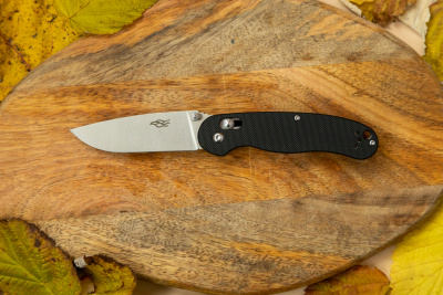 Нож складной Ganzo Firebird FB727S-BK сталь D2, рукоять чёрный G10, замок Axis Lock (крыска)