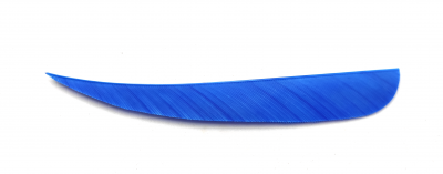 Оперение натуральное AMG 4" Parabol RW-Blue вес 0,2 г, длина 10,1 см., высота 1,3 см