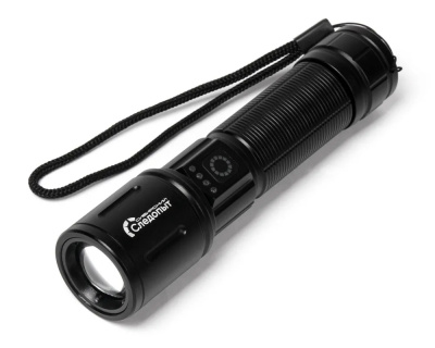 Фонарь ручной Сибирский Следопыт "STREAMLIGHT" 1 LED Белый свет, аккумулятор 3000 mAh (1x 26650 Li-Ion) (PF-PFL-L89)