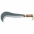 Мачете Fox Due Cigni 2C 263/30 Roncola сталь C60 Carbon Steel, рукоять кожа, без чехла