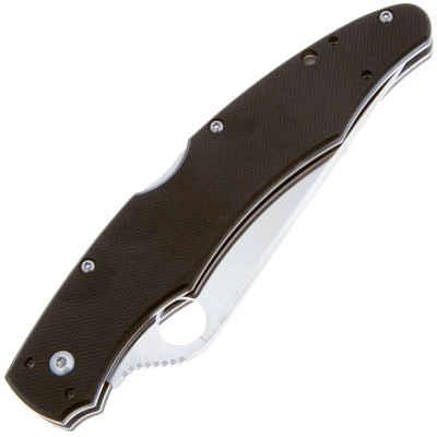 Нож складной Steel Claw "Полис Чёрный" сталь D2, рукоять G10, замок Back-Lock
