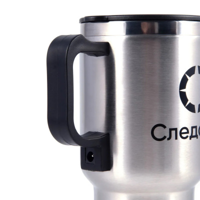 Автокружка "Следопыт" с подогревом от прикуривателя, 500 мл (PF-CWS-P20)