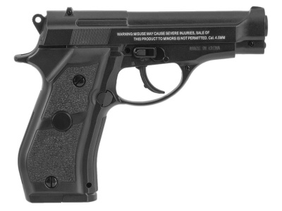 Пистолет пневматический Stalker S84 (Beretta 84) кал.4,5 мм, металл, 120 м/с (ST-11051M)