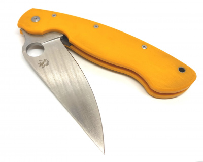 Нож складной Steel Claw "Боец-3" сталь D2, рукоять G10, замок Liner-Lock, цвет жёлтый