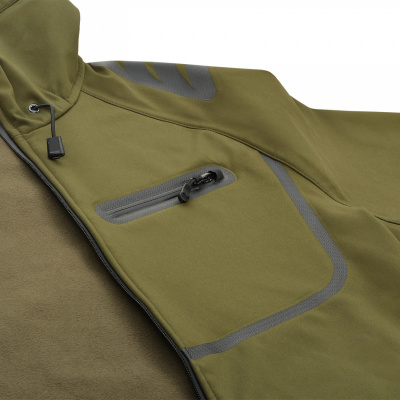 Костюм демисезонный "Сапсан I" из мембранной ткани softshell, хаки (98161-6)