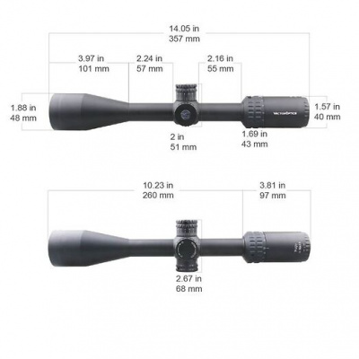 Прицел оптический Hugo 4-16x44, сетка 22LR Rimfire, 25,4 мм (SCOL-29)