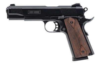 Пистолет сигнальный К 1911 KURS Classic (Colt 1911) кал.5,5 мм под патрон 10ТК, цв.чёрный