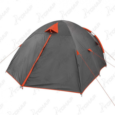 Палатка трёхместная TORINO-3 Premier Fishing (215х220х135 см, тамбур, антимоскитная сетка) (PR T-3-GR)