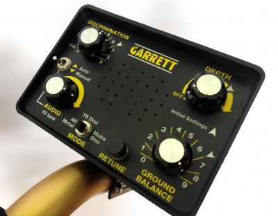 Металлоискатель Garrett Scorpion Gold Stiger (катушка 5х10'' Power DD, частота 15 кГц, 3x9V Крона)